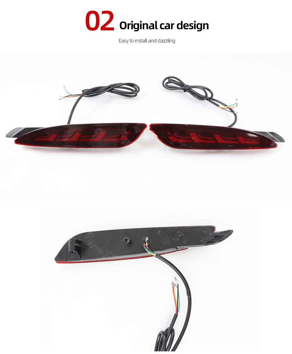 Amazon | リア バンパー ライト 1 セット LED バンパーライトリア